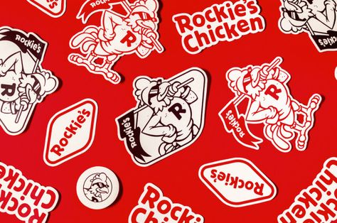 11 Best Restaurants Logo Design Ideas For 2023 | DesignRush Food Identity Branding, Chicken Branding Design, Chicken Wings Logo Design Ideas, Chicken Restaurant Branding, Playful Design Graphics, Character Sticker Design, Chicken Illustration Food, Chicken Illustration Design, Brand Mascot Design