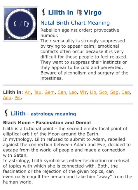 Lilith In Virgo, Lilith Astrology, Astrology Meaning, Gemini Rising, Capricorn Moon, All Zodiac Signs, Astrology Chart, Natal Charts, Knowledge And Wisdom