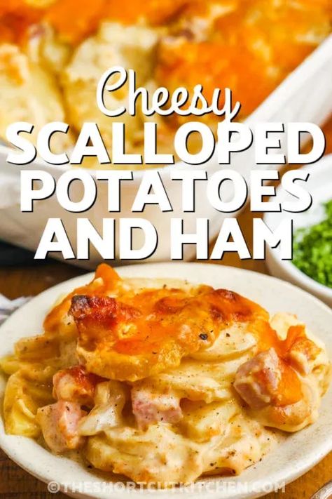 Ham And Potatoes Casserole Recipes, Cheesy Ham And Scalloped Potatoes, Ham And Cheesy Scalloped Potatoes, Scalloped Potatoes And Ham Recipes, Ham And Cheese Baked, Augratin Potatoes And Ham, Scalloped Potatoes With Ham And Cheese, Creamy Scalloped Potatoes And Ham, Ham And Cheesy Potatoes Crockpot