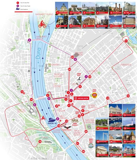 City Sightseeing Budapest, Hop On - Hop Off Bus Tours Budapest Sightseeing, Danube River Cruise, Budapest Travel, Sightseeing Bus, Tourist Map, Danube River, Trip Planner, Double Decker Bus, River Cruise