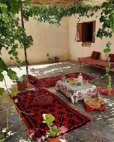 Moroccan Aesthetic, Persian Architecture, Small Couch, Morning Inspiration, Room Design Bedroom, Village Houses, House Room, Dream House Decor, Home Office Design