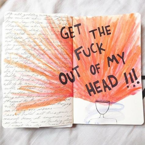 Instagram Journal, Kunstjournal Inspiration, Painting Fish, Things I Need, Wreck This Journal, Art Journal Therapy, Diary Ideas, Journal Quotes, Art Diary