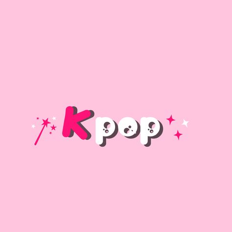 I Love Kpop Logo, K Pop Logo, I Love Kpop, Pop Logo, Kpop Logo, Logo Application, Studio Logo, K Pop, South Korea