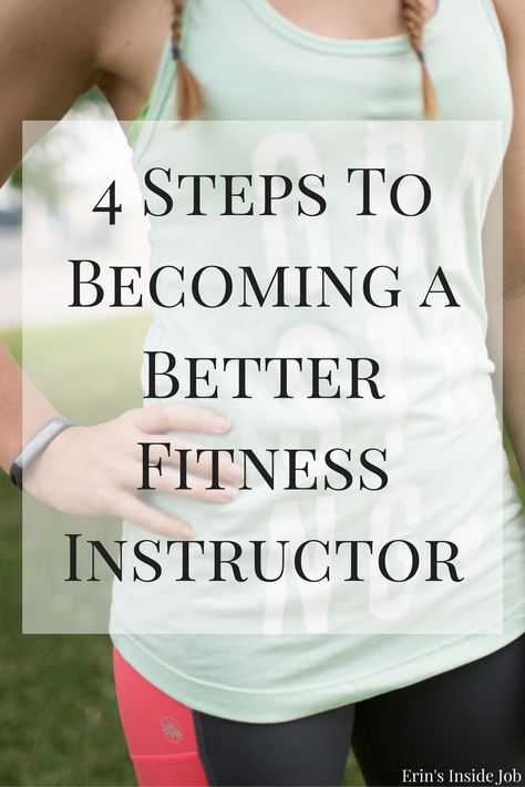 There's always room for improvement - check out these four steps to becoming a better fitness instructor!  #fitness #ucanrow2 #certifiedpersonaltrainer #groupexercise #fitnessinstructor #personaltraining Personal Training Business, Group Fitness Instructor, Fitness Jobs, Zumba Instructor, Personal Fitness Trainer, Workout Training Programs, Fitness Business, Inside Job, Personal Fitness