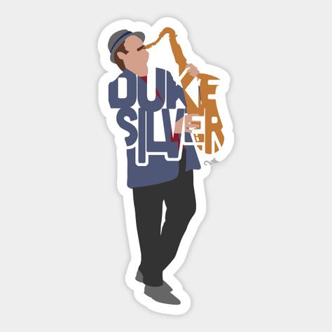 Duke Silver, Ron Swanson, Parks And Rec, Parks N Rec, Parks And Recreation, Fun Stickers, Sticker Collection, Mad Men, Flat Surface