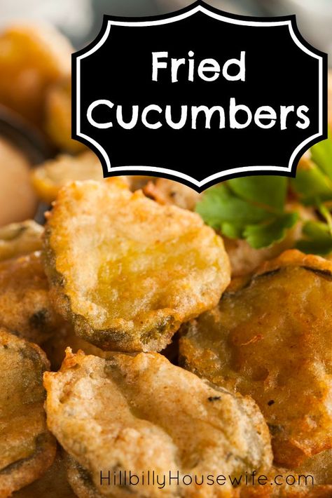 Fried Cucumbers Recipe, Deep Fried Cucumbers, Fried Cucumbers Easy, Overripe Cucumber Recipes, Fried Cucumber Recipes, Cooking Cucumbers, Things To Make With Cucumbers, What To Do With Cucumbers, Battered Vegetables