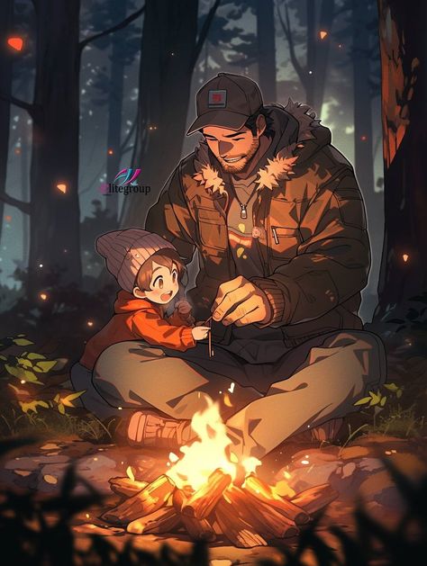 Art Masterpieces, Free Text, Anime Family, Anime Dad, Cute Couple Art, Family Art, Dessin Adorable, Romantic Art, Art Generator