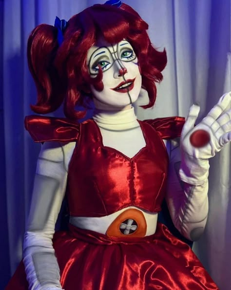 Circus Baby Cosplay, Circus Baby Fnaf, Cosplay Fnaf, Elizabeth Cosplay, Fnaf Costume, Horror Halloween Costumes, Baby Cosplay, Fnaf Cosplay, Fnaf Baby