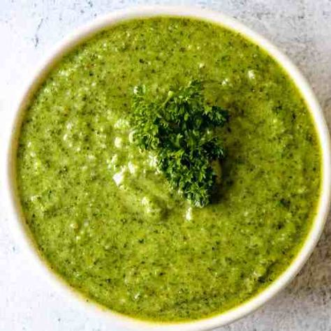 Parsley Pesto Recipe, Homemade Grape Jelly, Parsley Recipes, Parsley Pesto, Homemade Peanut Butter Cups, Jam Recipes Homemade, Sunday Dinners, Homemade Jelly, Walnut Pesto