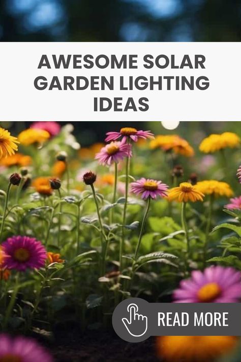 Light up your outdoor spaces with these 10 super cool solar light garden ideas! Whether you want cozy fairy lights or bright solar lanterns, we have everything to help make your garden sparkle at night. Imagine walking through a magical pathway that glows with solar lights or enjoying warm evenings by the glow of your new garden lanterns. These fun designs are easy to set up, budget-friendly, and eco-friendly too. Save this pin for more inspiration and brighten up your yard today. Perfect for every garden lover! Solar Backyard Lighting Ideas, Light Garden Ideas, Cozy Fairy Lights, Solar Light Garden, Backyard Solar Lights, Solar Garden Lanterns, Solar Patio Lights, Solar Outdoor Lights, Solar Mason Jars