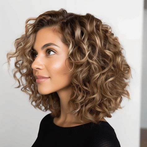 Curly Shag Haircut Shoulder Length, Mom Cut Curly Hair, Natural Curls Haircut, Haircuts For 40 Year Old Women, Medium Curly Hairstyles For Women, Shoulder Length Curly Haircuts, Mid Length Curly Haircuts, Medium Curly Hairstyles, Medium Curly Haircuts