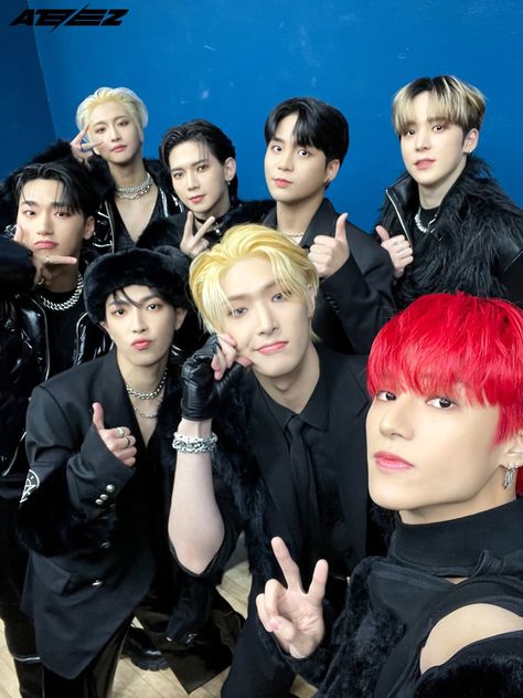 Ateez 2022, Bg Group, Pirate Kids, Choi Jong-ho, Kang Yeo-sang, Song Min-gi, Solo Pics, Woo Young, Group Photo