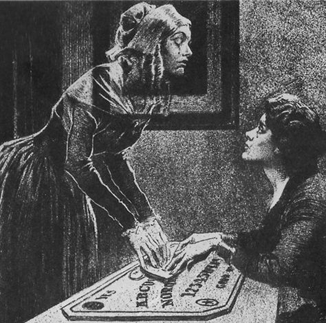 Ouija Board, Dark Aesthetic, Dark Art, Supernatural, Fantasy Art, We Heart It, Ghost, Witch, Black And White