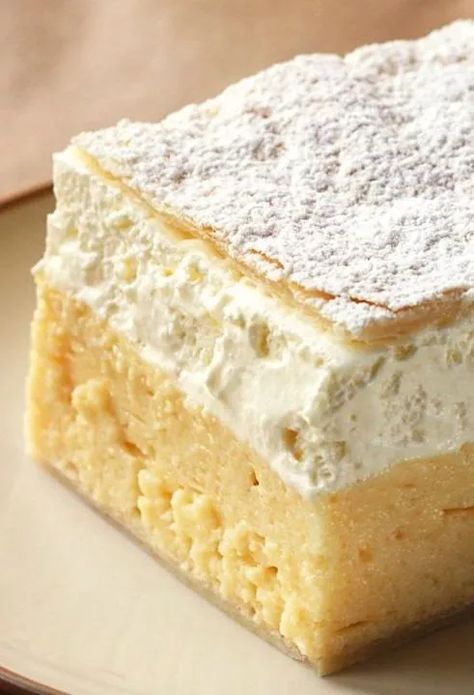 Search Results for “Vanilla Custard Cream Squares” – 99easyrecipes Custard Desert, Custard Cream Squares, Custard Squares, Heavenly Desserts, Cooking Panda, Custard Cream, Bake Cake, Custard Cake, Cold Desserts