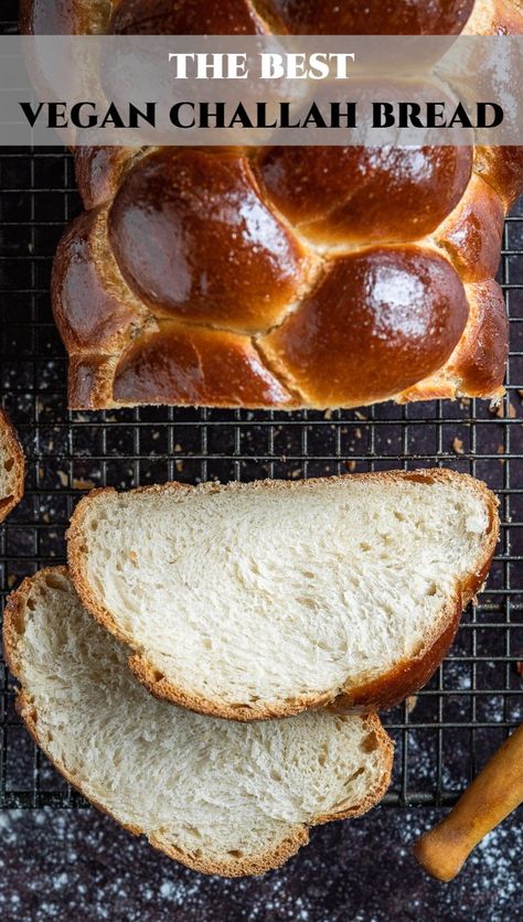 Vegan Challah Bread Recipe, Water Challah Recipe, Vegan Challah Bread, Vegan Challah, Making French Toast, Challah Bread Recipes, Jewish Food, Challah Bread, Vegan Bread