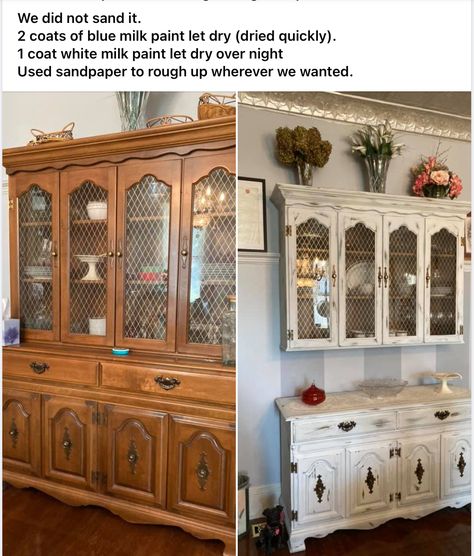 Repurposed Cabinets, Old China Cabinet, Furniture Remake, Distressed Kitchen, Painting Front Porch, Concrete Ideas, Painting Concrete Porch, Coffee Bar Home, Porch Steps