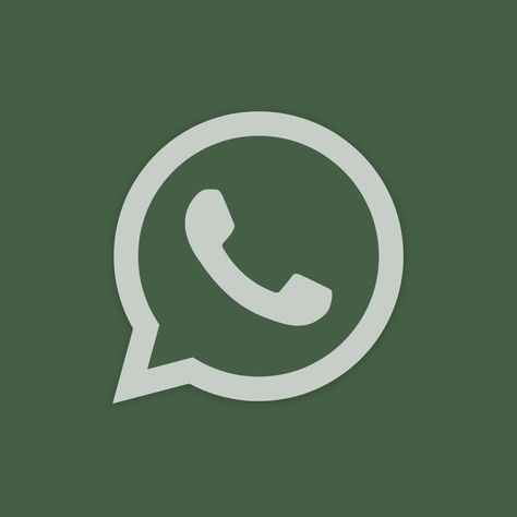 WhatsApp Icon for iOS 14 Whatsapp Icon Aesthetic Green, Green Icon Whatsapp, Sage Green Whatsapp Icon, Whatsapp Widget Icon, Green Whatsapp Icon, Whatsapp Icon Aesthetic, Whatsapp Widget, Whatsapp App Icon, Whatsapp App