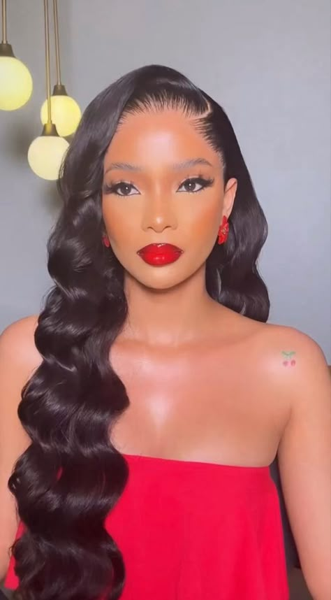 Curly Hair Wigs, Pageant Hair, Frontal Wig Hairstyles, Human Hair Lace Front Wigs, Hair Lace Front Wigs, Birthday Hairstyles, Bridal Hair Inspiration, Halle Bailey, Perfectly Timed Photos