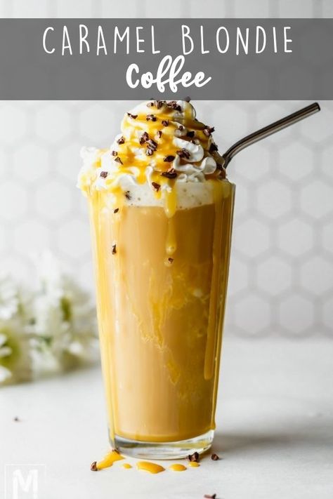 This Caramel Blondie Coffee Recipe is just as good, if not better than the original Black Rock coffee caramel blondie. 7 Brew Blondie Recipe Coffee, 7brew Blondie Coffee Recipe, 7 Brew Iced Blondie Recipe Coffee, Black Rock Coffee, Munchkin Time, Caramel Blondie, Coffee Caramel, Coconut Oatmeal, Coffee Ingredients