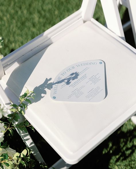 When’s the suns up, keep your guests cool in style! ☀️ This custom ceremony program fan is the perfect blend of function and beauty for those warm wedding days. 🤍✨ Venue: @elchorroweddings Planning/design: @revelweddingcompany Photography: @theshepardsphoto Floral: @mintgreendesign #WeddingDetails #StationeryDesign #WeddingPrograms #LaurelLuxeDesigns #StLouisWeddingInvitations #StLouisStationery #StLouisBride Fan Programs Wedding, Fan Programs, Fans Wedding, Programs Wedding, Program Fans, Ceremony Programs, Wedding Programs, Cooling Fan, Wedding Details