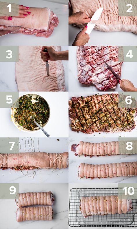 Pork Porchetta Recipe, Italian Pork Belly Recipes, Smoked Porchetta Recipe, Italian Porchetta Recipe, Porketta Sandwich, Porchetta Recipe Italian, Pork Belly Porchetta Recipe, Italian Pork Roast, Porchetta Roast