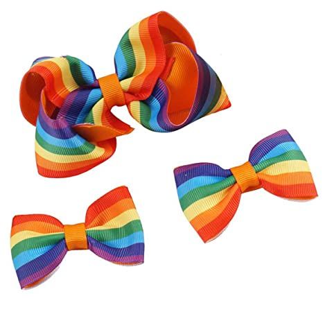 Rainbow Ribbon, Girls Clips, Ribbon Hair Bows, Alligator Clips, Ribbon Hair, Up Girl, Alligator, Hair Bows