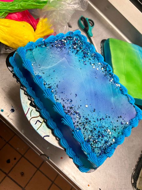 Wilton Decorating Tips, Sheet Cake Designs, Galaxy Cake, Space Galaxy, Sheet Cake, Cake Inspiration, Decorating Tips, Cake Designs, Cake Decorating