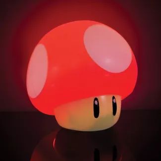 Nintendo Room, Mushroom Nightlight, Super Mario Room, Super Mario Mushroom, Mario Room, Mushroom Light, Mushroom Lights, Mushroom Design, Gamer Room