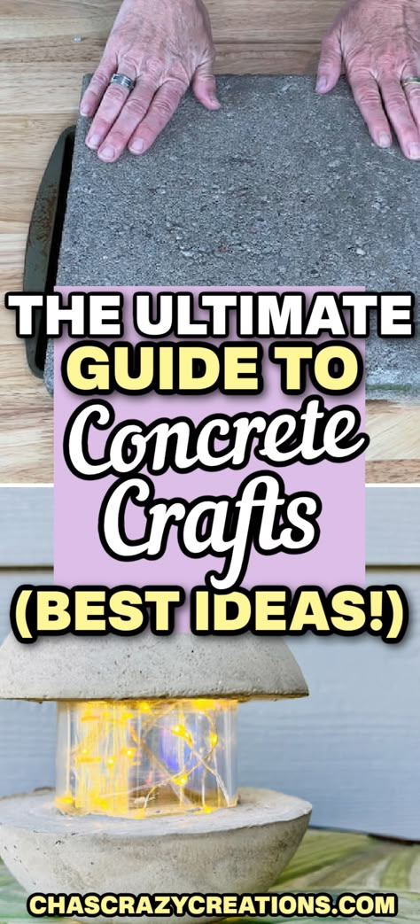 Are you looking for concrete crafts? Concrete isn’t just for sidewalks and driveways anymore. The versatility and durability of this material have made it popular for a wide range of DIY concrete crafts and projects. These crafts range from beginner-friendly planters to sophisticated concrete pendant lamps. So, get your bag of concrete ready as we dive into this amazing world of concrete creativity. Creative Concrete Ideas, Diy Concrete Sculpture Garden Art, Diy Concrete Yard Decor, Cement Yard Art, Cement Art Diy Ideas, Cement Ideas Diy Projects, Cement Art Concrete Projects, Concrete Sculpture Diy, Concrete Crafts Ideas