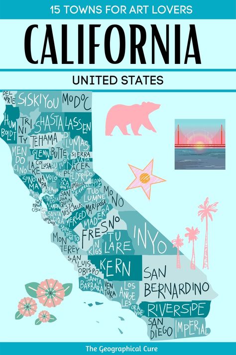 California Trip Itinerary, Best Places To Visit In California, Best Places To Live In California, Must See Places In California, California Culture, Vacation In California, Southern California Day Trips, Small Towns In California, Carribean Travel