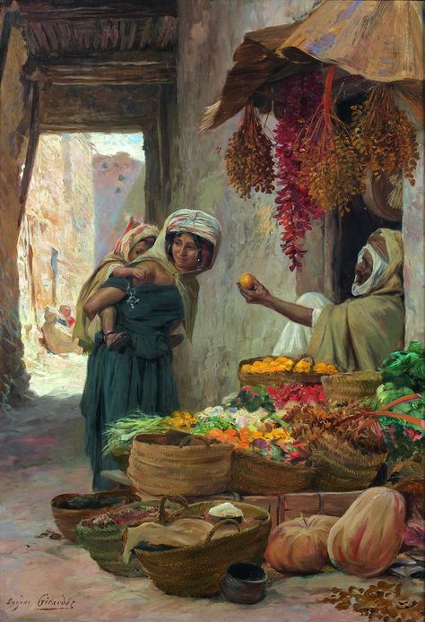 Realistic Oil Painting, Famous Artwork, Cleveland Museum Of Art, Islamic Paintings, Arabic Art, Art Academy, Global Art, The Fruit, Hand Painting Art