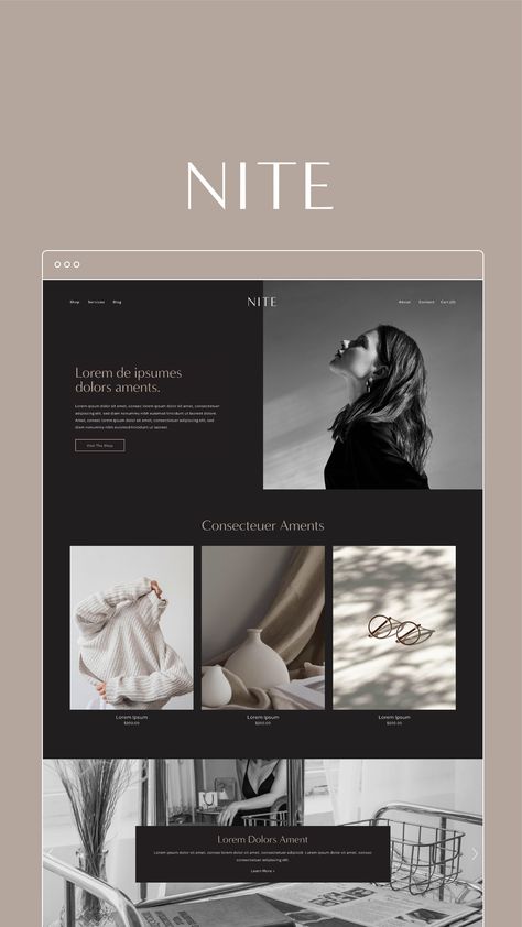 Modern Salon Website Design, Squarespace 7.0 Template, Squarespace Website Design Portfolio, Luxury Portfolio Design, Modern Elegant Website Design, Magazine Style Website Design, Luxury Brand Website Design, Grey Website Design, Squarespace Photography Website