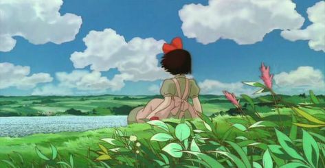 Ghibli Scenes, Studio Ghibli Aesthetic, Studio Ghilbi, Ghibli Aesthetic, Kiki Delivery, Ghibli Artwork, Anime Disney, Ghibli Studio, Kiki's Delivery Service