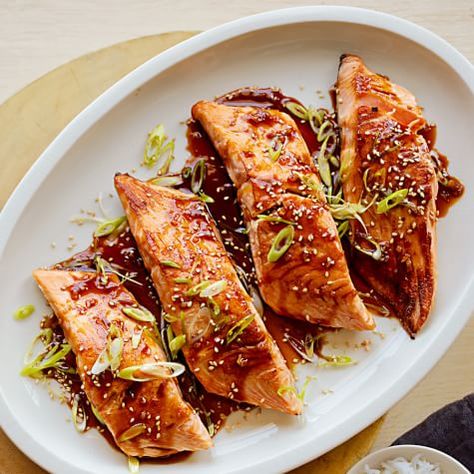 Sous Vide Salmon, Salmon Teriyaki, Salmon Teriyaki Recipe, Pollo Teriyaki, Teriyaki Recipe, Dinner Games, Fresh Salmon, Sous Vide Recipes, Teriyaki Salmon