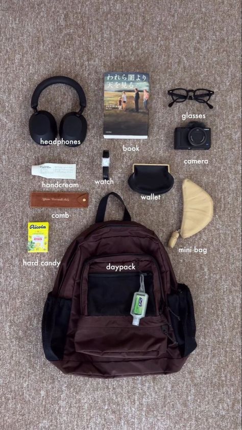 College Backpack Outfit, What’s In My Bag Men, Whats In My Backpack Aesthetic, Inside My School Bag, Backpack Aesthetic School, Anything But A Backpack Day, Backpack Tour, Backpack Must Haves, Whats In My Backpack