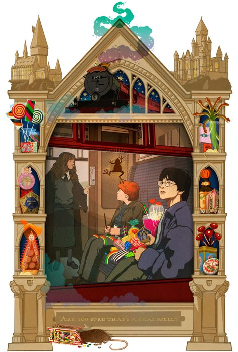 Fanart Harry Potter, Fantastic Beasts Book, Poster Harry Potter, Classe Harry Potter, Hogwarts Express Train, Film Harry Potter, Imprimibles Harry Potter, Art Harry Potter, Harry Potter Poster