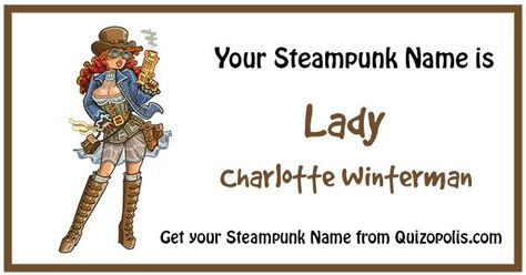 Steampunk Names, Names Generator, Her Royal Highness, Name Generator