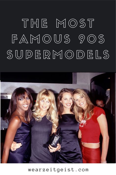 The 1990s are often referred to as the Era of the Supermodel, thanks to famous models like Tyra Banks, Kate Moss, Christy Turlington, and Naomi Campbell. Peep our list of famous 90s supermodels every 90s fashion lover should know. Though today's celebrity model squad often draws comparisons to The Trinity and the Big Six of the 90s, these OG supermodels were in a league of their own. Famous 90s Models, The Big Six Supermodels, Supermodels 90s, 90’s Supermodel, 90s Catwalk, Tyra Banks 90s, Models 90s Supermodels, Christy Turlington 90s, Famous Supermodels