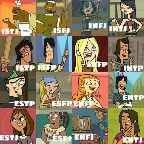 Total Drama Island Noah, Total Drama Island Gwen, Courtney Tdi, Noah Tdi, Gwen Tdi, How To Draw Characters, Total Drama Action, Personality Chart, Rick And Morty Poster