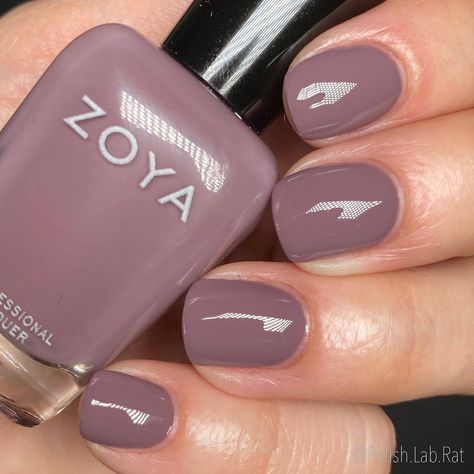 ⚜️ Larissa ⚜️ on Instagram: “*pr* - @zoyanailpolish’s “Adeline”. Zoya describes this one as a deep fig taupe cream. Love this one as well of course I do 🤣😍 . Shown…” Zoya Swatches, Zoya Nail Polish Colors, Zoya Purple Nail Polish, Zoya Nail, Zoya Nail Polish, Instagram Nails, Winter Nails, Of Course, Fig