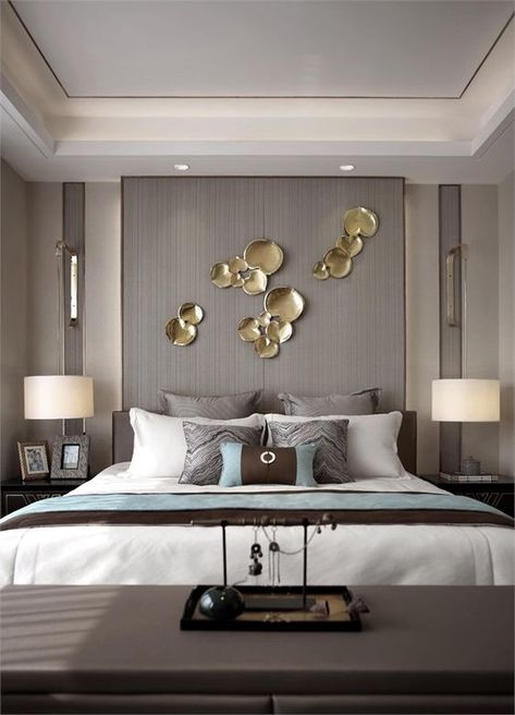 Bedroom Design Gray, Couple Bedroom Ideas, Huge Bed, Huge Bedrooms, Panel Bedroom, Luxury Bedroom Design, Luxury Bedroom Master, Bedroom Bed Design, Couple Bedroom