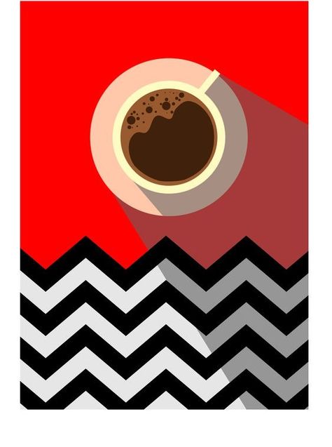 Twin Peaks Wallpaper, Twin Peaks Coffee, Twin Peaks Theme, Twin Peaks Poster, Advertising Inspiration, Twin Peaks Art, Twin Peaks Inspired, Black Lodge, Wall Of Sound