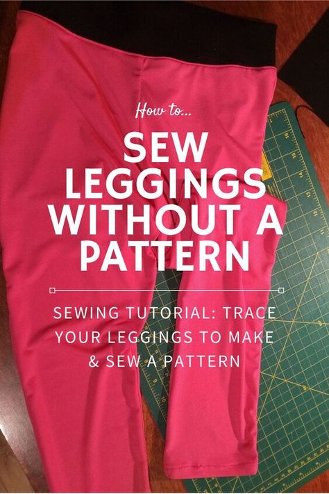 Diy Leggings Pattern, Knit Fabric Projects, Sew Leggings, Diy Leggings, Clone Clothes, Patterns For Sewing, Sewing Pants, Bodice Pattern, Beginner Sewing Projects