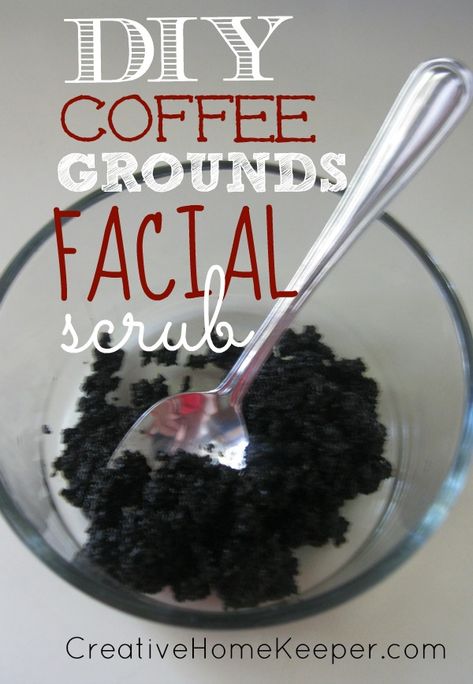 DIY Coffee Grounds Facial Scrub: Only 2 ingredients you probably already have in your pantry makes this not only simple and natural, but also quite frugal too! Your skin will thank you! Coffee Facial, Face Mask For Pores, Pore Mask, Diy Beauty Treatments, Homemade Lotion, Facial Scrub, Home Remedies For Hair, Luscious Hair, Olive Oils