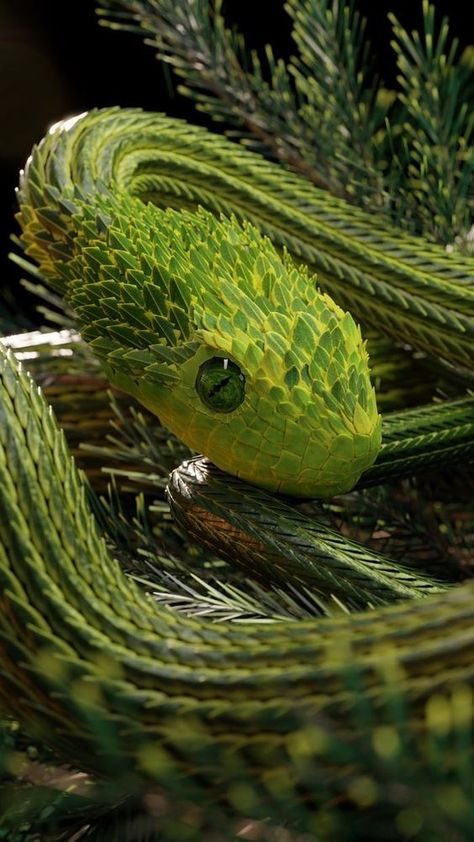 African Bush Viper, Trim Cat Nails, Scary Snakes, Viper Snake, Pretty Snakes, Reptile Snakes, Snake Art, Beautiful Snakes, Pretty Animals