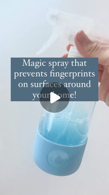 Care Cleaning on Instagram: "Say goodbye to fingerprints!!✨ I was honestly amazed that this works!! I have 2 boys under 2 years old and let’s just say finger prints are everywhere 🙈   I tested it on windows, mirrors, stainless steel, cabinet fronts and it worked on all the surfaces! I’m going to be doing this all over my house 🧼   How to make this spray  1 /2 cup warm water  1 tbsp blue dawn dish soap  1 tbsp rinse aid 1 tbsp distilled white vinegar   WARNING  It’s not recommended on tv screens OR any surface vinegar isn’t recommended such as marble, granite, quartz.  #lifehack #clean #cleaningtip #cleaninghack #cleaningaccount #cleaningvideo #cleaningmotivation   Follow @carecleaning for all things cleaning 🧼🧼" No Fingerprint Spray, Cleaning Kitchen Cabinets, Diy Cleaning Spray, Soap Making Tutorials, Mirror Cleaner, Household Help, How To Clean Mirrors, Easy Cleaning Hacks, Vinegar Cleaning