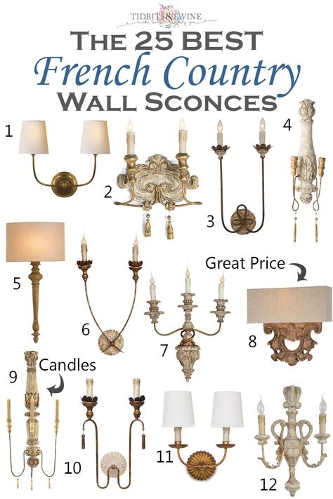 French Country Fixtures, English Light Fixtures, French Country Candle Wall Sconces, French Country Light Fixtures Bathroom, French Country Bathroom Sconces, Vintage Sconces French Country, Modern French Country Light Fixtures, French Country Bedroom Lighting, French Sconces Light Fixtures