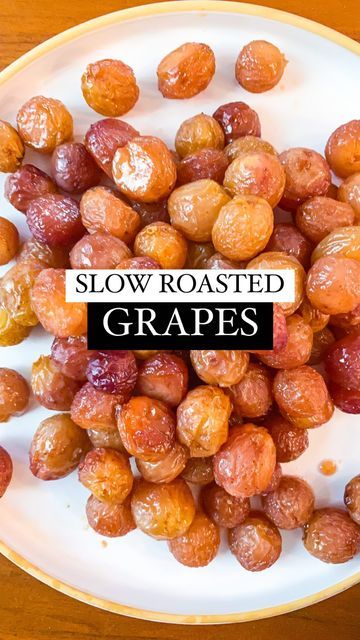 Air Fryer Grapes, Healthy Air Fryer Recipes, Oatmeal Dessert, Roasted Grapes, Healthy Air Fryer, Salad Toppers, Air Fryer Healthy, Recipe 30, Healthy Easy