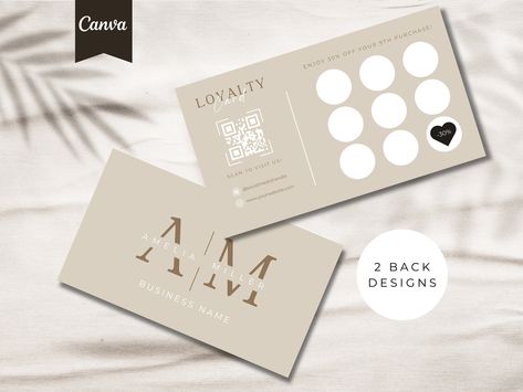 Loyalty Card | Loyalty Card Design | Salon Loyalty Card | Beauty Loyalty Card | Customer Rewards | Loyalty Card Template Canva Luxury Loyalty Card Design, Cute Loyalty Card, Stamp Cards Loyalty, Beauty Loyalty Card, Hair Salon Loyalty Cards, Loyalty Card Design, Loyalty Card Template, Loyalty Cards, When You Are Happy