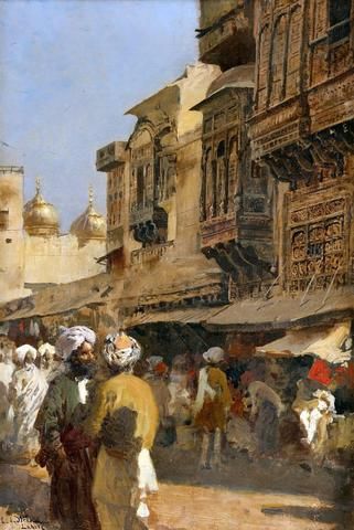 Edwin Lord Weeks Paintings | Buy Posters, Frames, Canvas, Digital Art & Large Size Prints Of The Famous Modern Master's Artworks Old Lahore, Edwin Lord Weeks, Pakistan Art, Pakistani Art, Market Scene, Forest Essentials, Barbara Ann, Punjab Pakistan, Large Art Prints